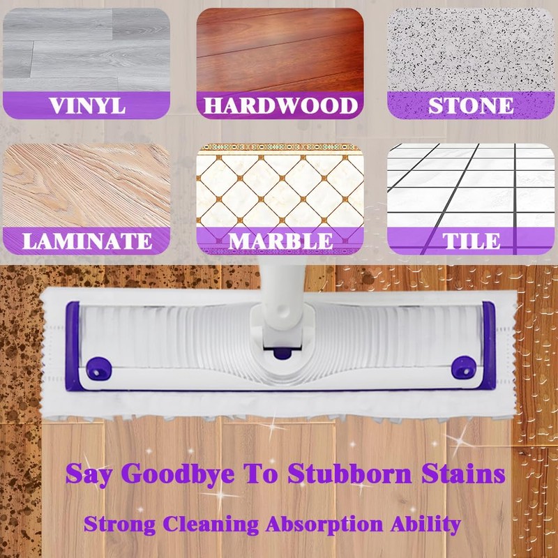 Disposable Mop Pads for Swiffer PowerMop Multi-Surface Mopping Pad Refills