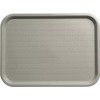 Carlisle FoodService Products Cafe Fast Food Cafeteria Tray with Patterned Surface for Cafeterias, Fast Food, And Dining Room, Plastic, 16.31 X 12.06 X 0.7 Inches, Gray, (Pack of 24)