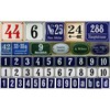 Buddel Bini Wetterfestes Emaille Hausnummernschild 27 12 x 14 cm,