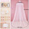 Beinou Bed Canopy for Girls with Timer Remote Canopy Bed