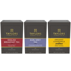 Taylors of Harrogate Black & Herbal Tea Variety Pack, 20ct x 3