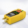 MESTEK GFCI Outlet Tester, Electrical Receptacle Tester with LCD Color