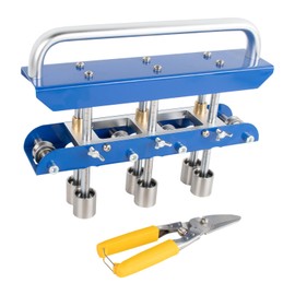 Three-Station Standing Seam Roofing Tools Sheet Metal Edge Roller Large Sheet Metal Bender Adjustable for Making 5/8" to 4" (16 to 102 MM) Bends in 29 to 22-Gauge Steel