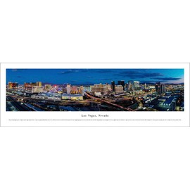 Las Vegas, Nevada - Unframed Panoramic Skyline Print by Blakeway Panoramas