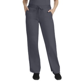 Healing Hands Taylor Women's Pants Mid Rise with 2 Pockets & Back Elastic Waistband Plus Size 9095,2XLP,Pewter