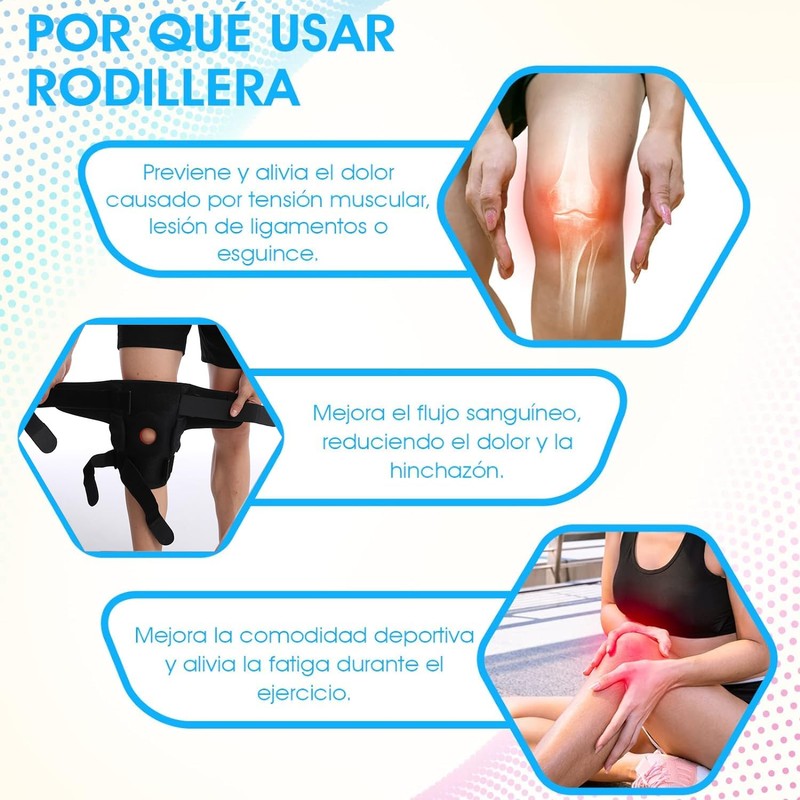 Zensukye Rodillera Deportivas con Estabilizadores Laterales