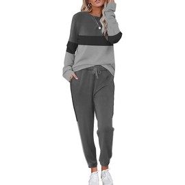 ETCYY NEW Lounge Sets for Women Two Piece Outfits Sweatsuits Sets Long Pant Loungewear Workout Athletic Tracksuits