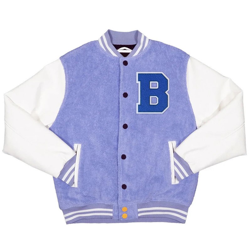 Single 4.5" Blue Chenille Varsity Letter Patch – Iron-On Applique