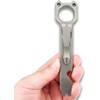 Titanium EDC Crowbar Outdoor Crowbar Bottle Opener with Pocket Clip
