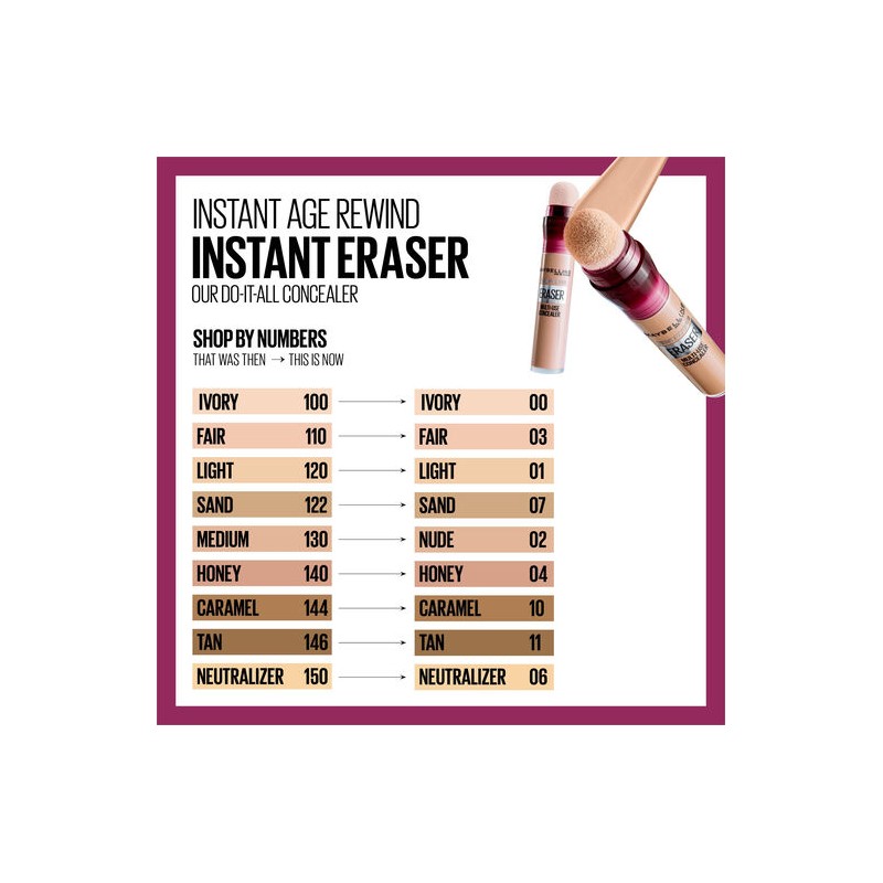 Maybelline Instant Age Rewind Eraser Multi-Use Concealer 04 Honey