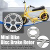 YOXUFA Mini Bike Hydraulic Brake Caliper + 180mm Mini Bike