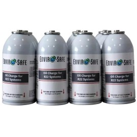 Enviro-Safe Refrigerants Envirosafe Oil Charge for R22, AC Refrigerant Coolant Support, case of 12 cans