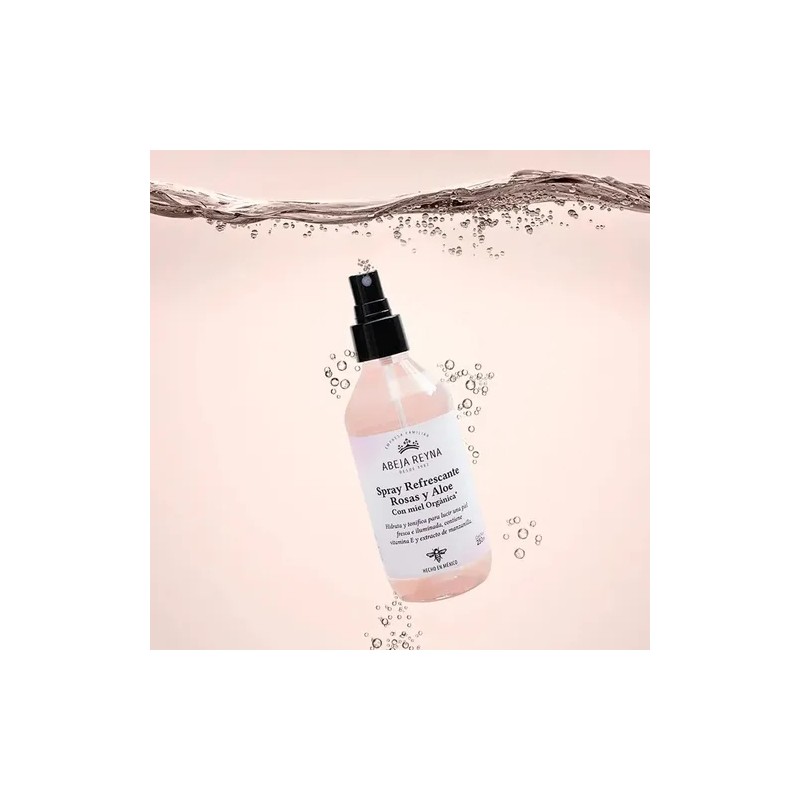 Tónico Refrescante Rosas, Aloe Vera Y Miel Abeja Reyna 250ml
