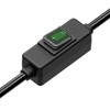 Right Angle Outdoor Waterproof 5-15P to 5-15R Extension Switch Cord