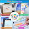 600 Pcs Sticky Tabs, Repositionable Index Tabs, Writable Page Markers