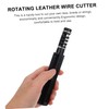 LIFKOME 1Set Rotary Leather Wire Cutting Tool Easy to Use