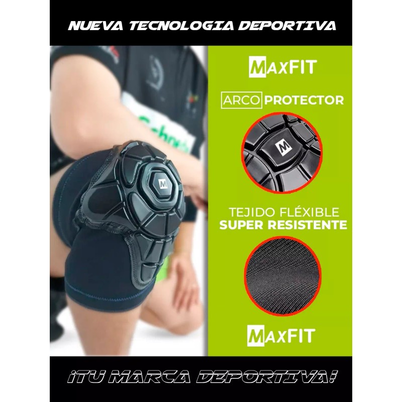 Maxfit Par De Rodilleras De Protección Para Ciclismo Mtb001 Maxfit