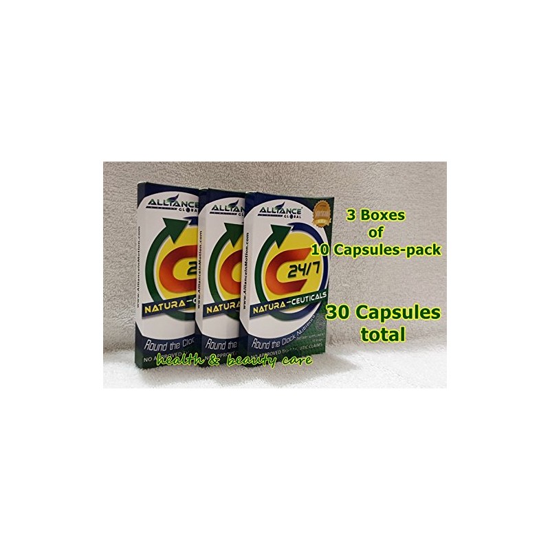 C24/7 Natura- Ceutical 3 Boxes Dietary Food Supplement of 10