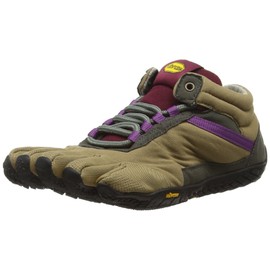 Vibram FiveFingers Women's Trek Ascent Insulated Multisport Outdoor Shoes, Multicolored (Khaki/Grape), 5 UK