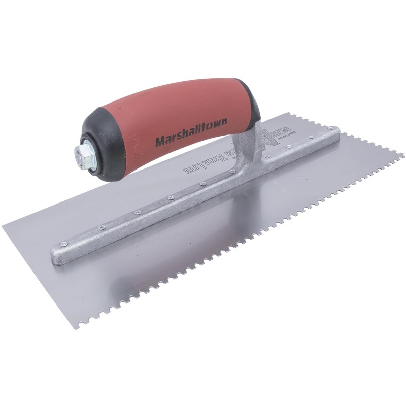 Marshalltown 766SD Notched Trowel 1/16 x 1/32 x 1/32-Inch U-Durasoft