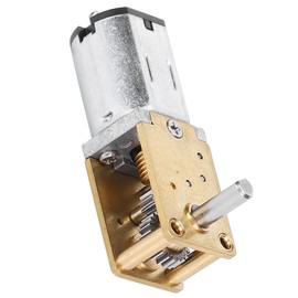 6 Types 16RPM Mini Micro Metal Gear Motor, 12V DC Gear Motor, Speed Reduction Motor, Gear Motor, CW/CCW Micro Motor for Toy (DC12V381RPM)