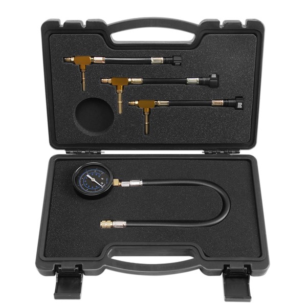 Lichamp Fuel Pressure Gauge, Fuel Pump Pressure Test Kit with