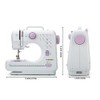 Mini Sewing Machine for Beginner by Galadim - Small Electric