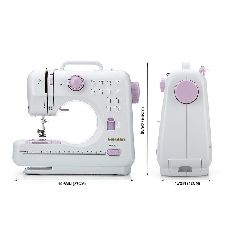 Mini Sewing Machine for Beginner by Galadim - Small Electric