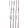 Winco 0001-08 , Dinner Knife, Silver 1 Dozen