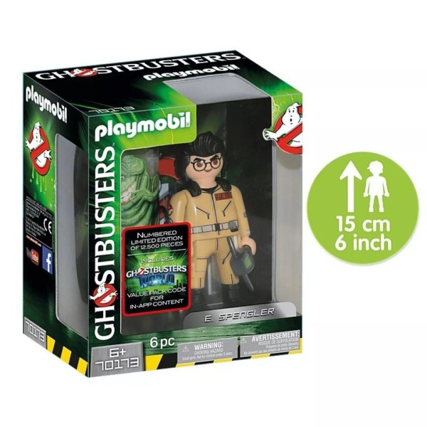 Playmobil 70173 Ghostbusters: collectible figurine E. Spengler 6 pcs