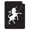 Unicorn 1017 Body Art Glitter Makeup Tattoo Stencil- 5 Pack