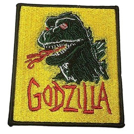 Godzilla Monster Square 4" Tall Embroidered Patch