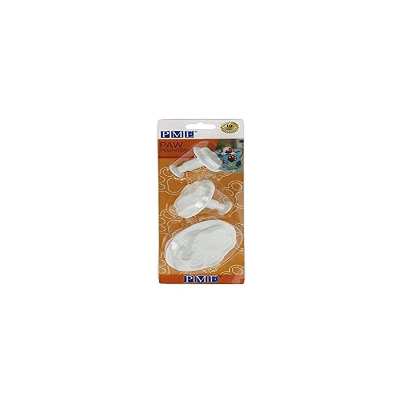 PME PAW203 Paw Print Cookie Cutters, Set of 3, AMS