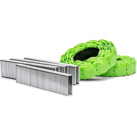 Cap Staples, 1-1/4" StaplePac, 1" Caps, 7/16" Crown Staples 18ga (2000 ct), for use with CS150B Pneumatic Cap Stapler, STINGER 0136074