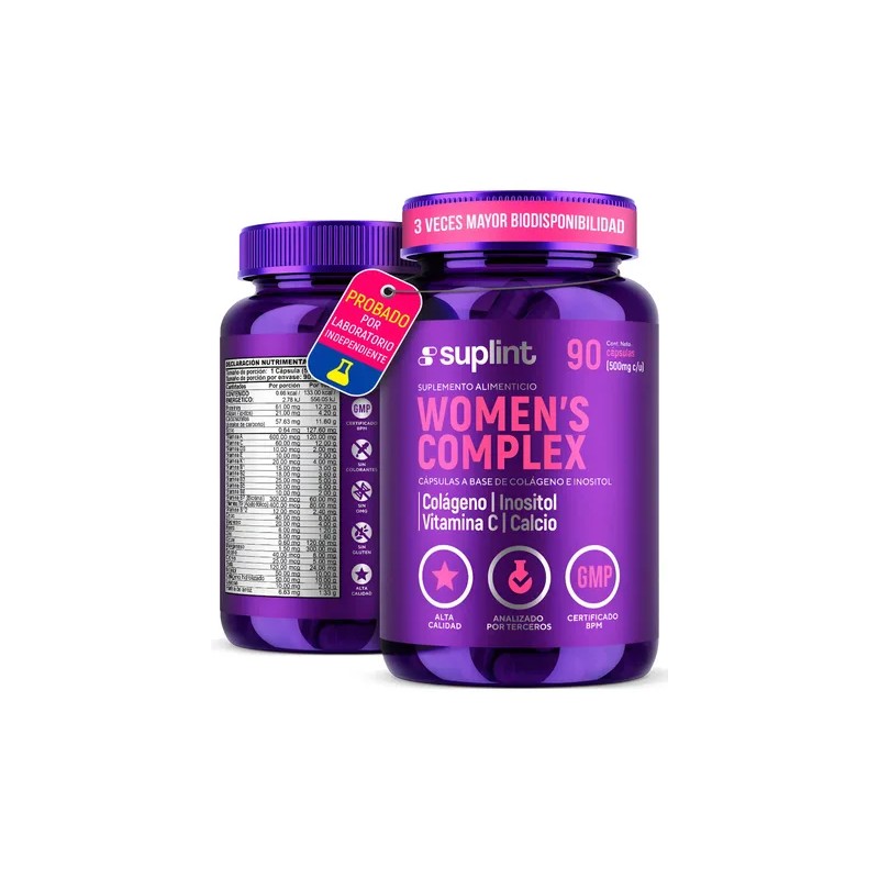 Multivitamínico Mujer Colágeno Biotina Cápsulas Sabor