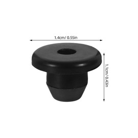 ULTECHNOVO Pack of 5 8 mm Car Jack Repair Hydraulic Jack Oil Plug Rubber Accessories Universal Black Bottle Jack Rubber Oil Filling Plug