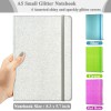 Silver Glitter Notebook Sparkle Journal for Girls A5 Hardcover Notebooks