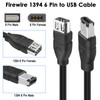 LBSC Firewire Cable IEEE 1394 6Pin Male to 6pin Female