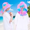 PASHOP Girls Sun Hat Anti-UV Wide Brim UPF 50+ Sun