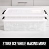 GORILLA GRIP BPA-Free Easy Release Ice Cube Tray for Freezer,