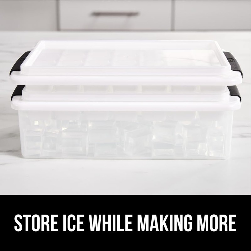GORILLA GRIP BPA-Free Easy Release Ice Cube Tray for Freezer,
