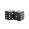 Deco 79 Marble Decorative Bookends Dice Non Skid Bookends, Set