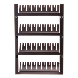 Angelynn's Wall Mounted Large Statement Finger Ring Holder Display, Cufflink/Cuff Link Storage, Hanging Closet Body Jewelry Organizer Men and Women, Jaymes Rubbed Bronze 9" x13 1/4"