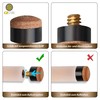 CZ Store Pool Cue Tips, 10 mm Diameter, 20 Pieces