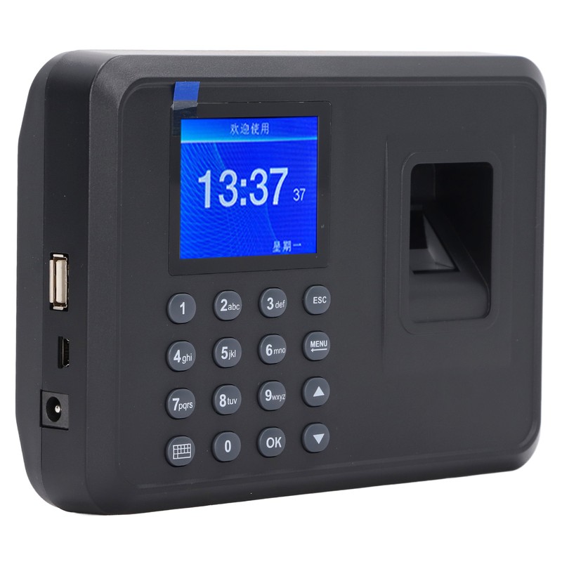 Fingerprint Time Attendance Machine Multi Languages Voice Reminder Fingerprint Password