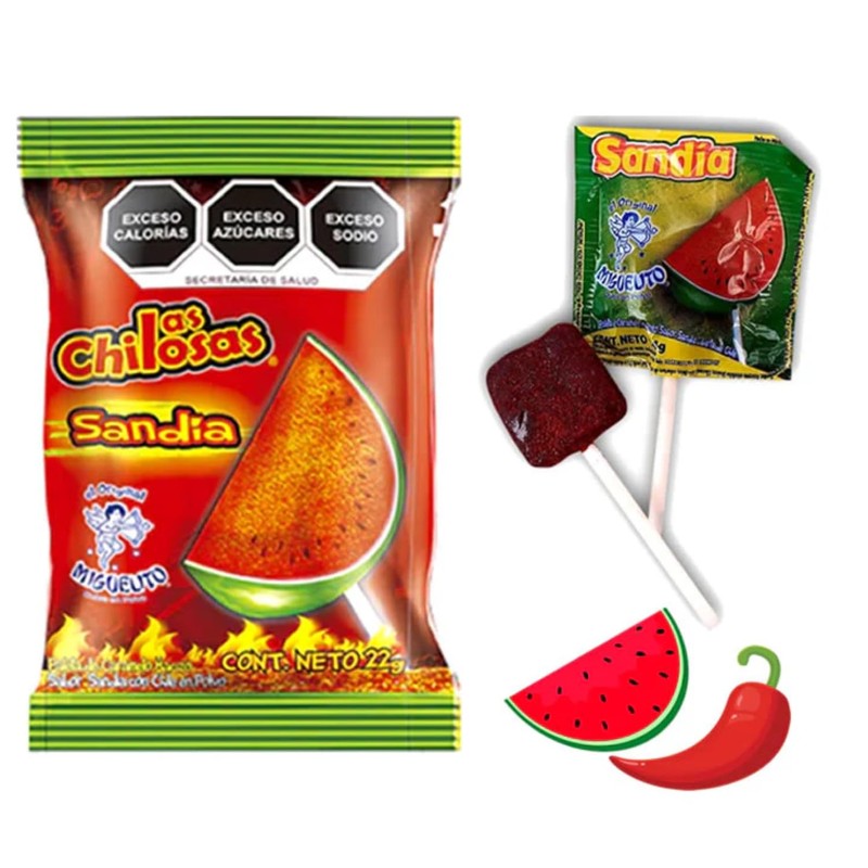 Miguelito Paleta Las Chilosas - Elote, Piña, Mango y Sandía
