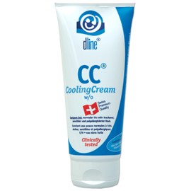 dline CC CoolingCream | From the Care Professional for Dry, Sensitive Skin | 200 ml Tube | Moisturising Cream | Eczema Cream | Aloe Vera, Beeswax, Glycerin, Jojoba Oil, Almond Oil, Castor Oil, Menthol