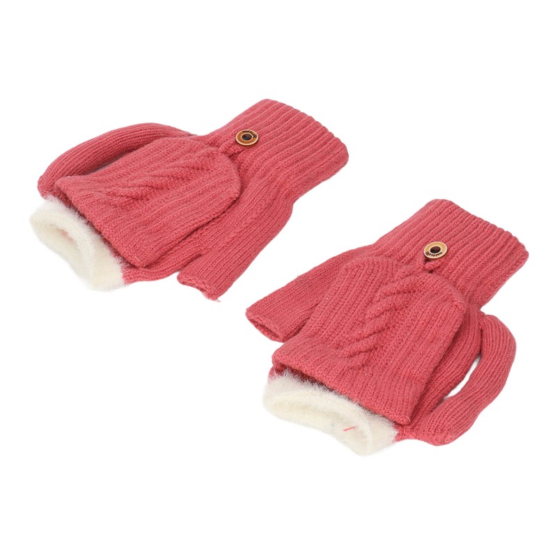2 PCS USB Heated Gloves Double Sided Heating Knitted Gloves