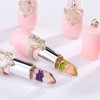 Petansy 6 Pcs Crystal Jelly Flower Nutritious Temperature Changing Lip