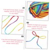TEHAUX 2pcs Multi Color Crafting Yarns Durable DIY Knitting Supply